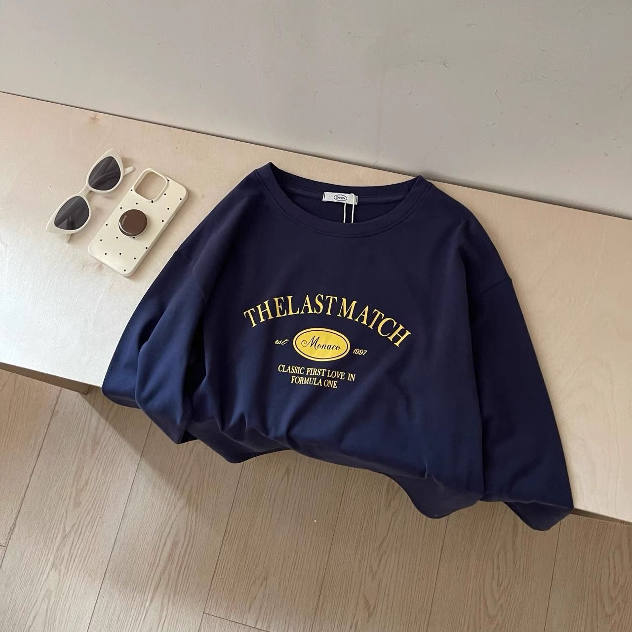 2026 Korean Style Long Sleeve Print T-Shirt for Women Loose Plus Size - Style 5bce0f - Image 3